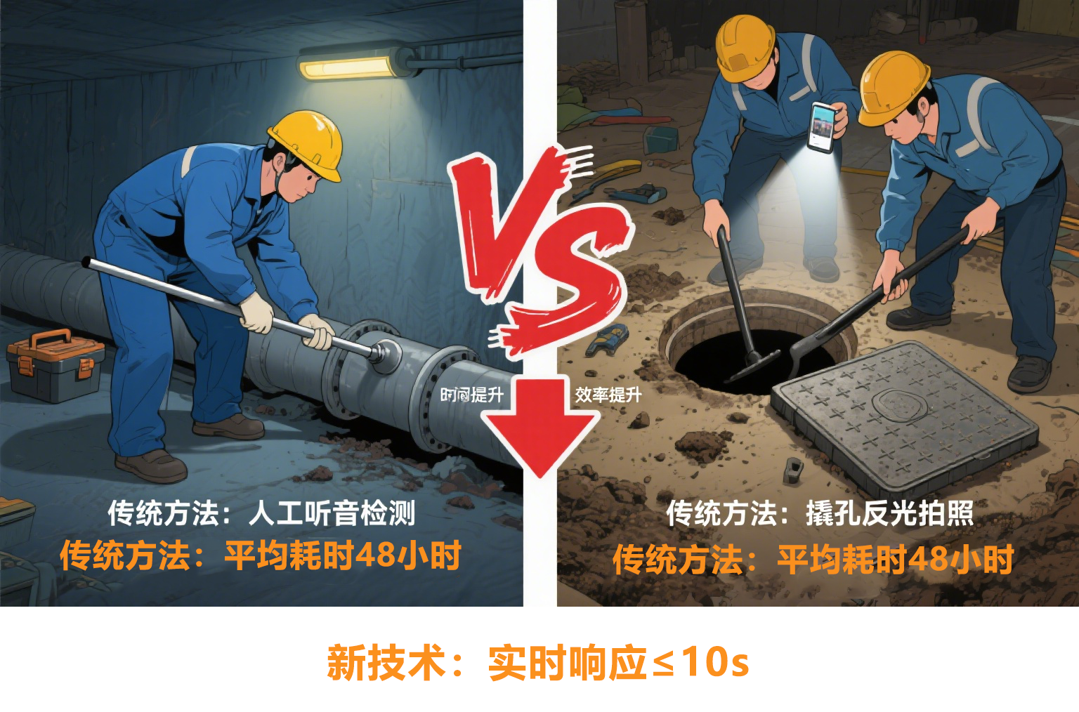 智能檢測技術(shù)守護城市“生命線”：供水管道安全運行新方案