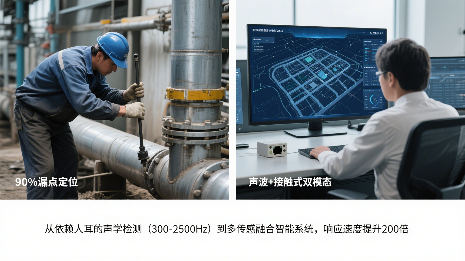 水管漏水檢測技術(shù)體系演進(jìn)與業(yè)疆智能的創(chuàng)新實踐